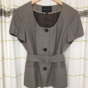 Banana Republic Short Sleeve Belted Blazer